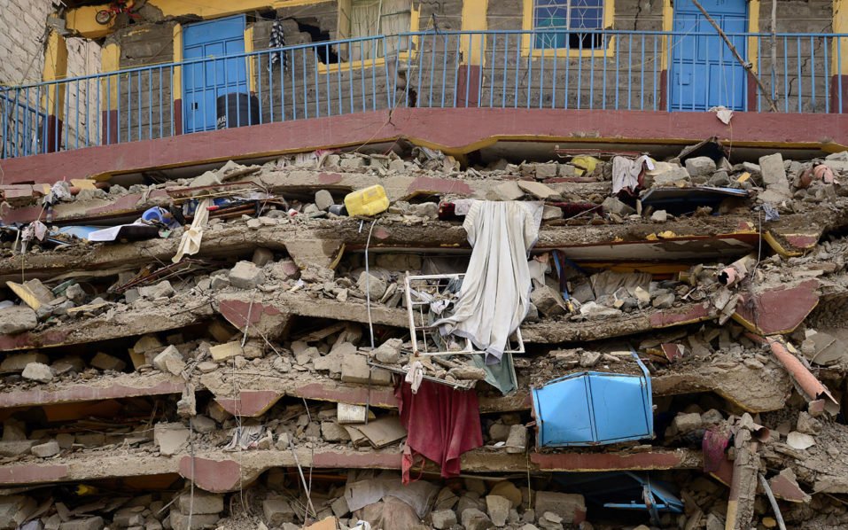 Many escape unhurt as another building collapses in Lagos