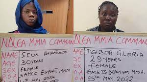 NDLEA arrests two pregnant women at MMIA over illicit drugs