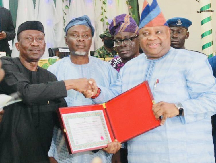 Osun Guber Poll: Adeleke receives Certificate of Return