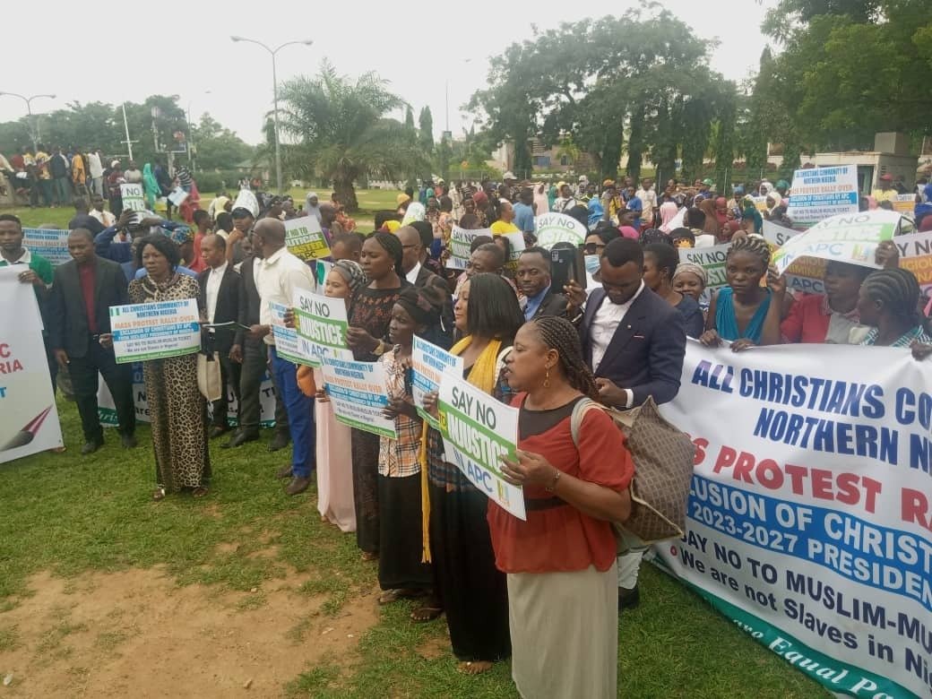 Muslim-Muslim Ticket: 10,000 Northern Christians protest in Abuja