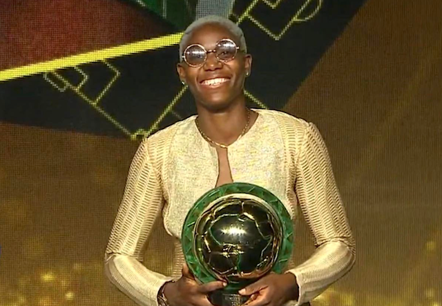 CAF awards: What Oshoala said after winning historic Player of the Year award