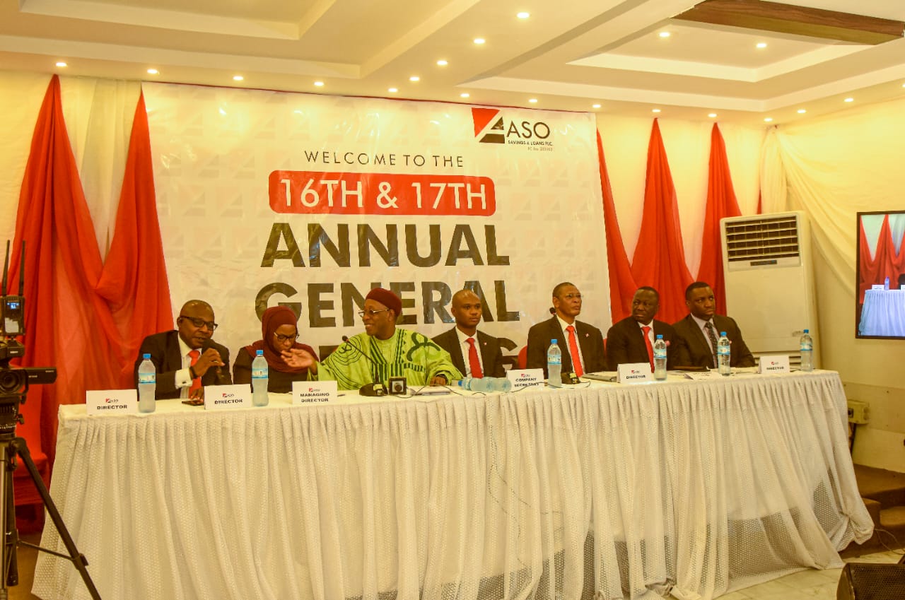 ASO Savings & Loans Plc Repositions – Holds AGM, Shareholders ratify appointments of seven new Directors.
