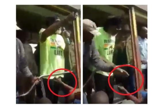 [VIDEO] Woman grabs presidential candidate’s manhood during campaign