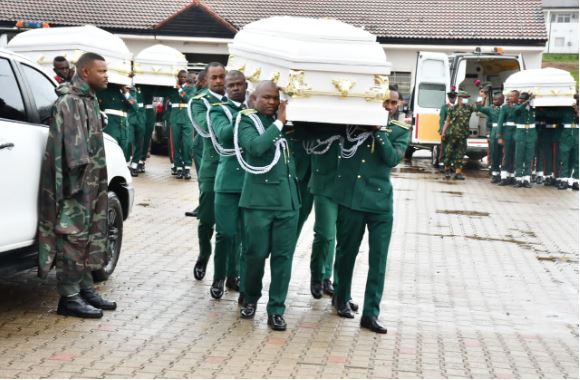 Abuja terrorist attack: Guards Brigade buries Late Capt. Attah, 4 others
