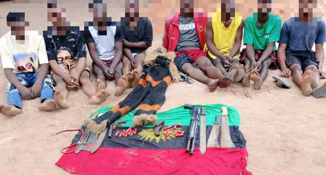 Imo Attack: 18-yr-Old suspect, seven others accosted by police