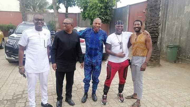 Peter Obi shares his campaign idea with Nigeria’s afrobeat musician, Femi Kuti