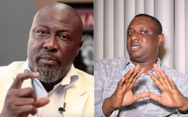 VIDEO: I’ll break you into pieces – Dino Melaye fires at Keyamo