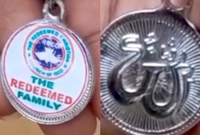 See what the ‘hidden’ Islamic inscription on RCCG’s pendant means