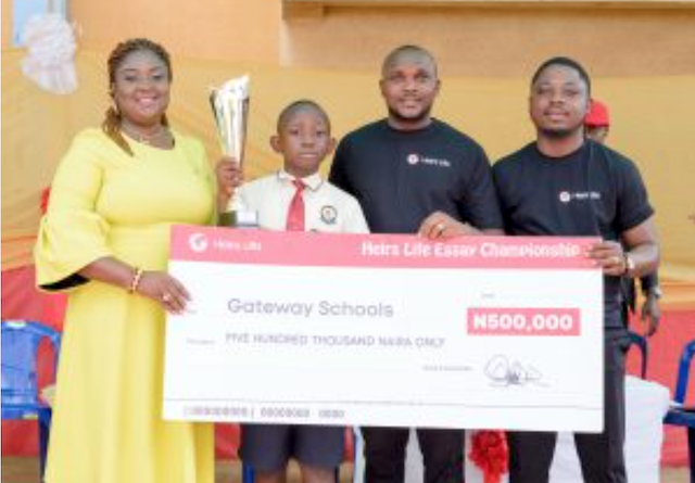 12-year-old pupil wins Heirs Life inaugural essay championship