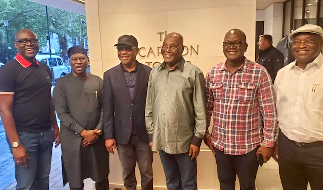 BREAKING: Finally, PDP hide and seek game over as Atiku meets Wike, others