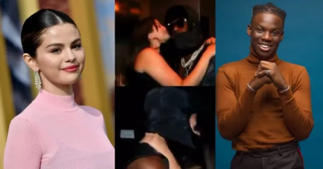 Reactions as Rema, Selena Gomez share kiss on stage in Los Angeles