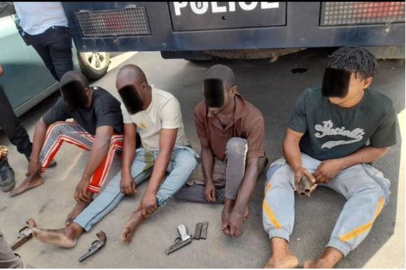 Police arrest 4 suspected carjackers terrorising Lagos