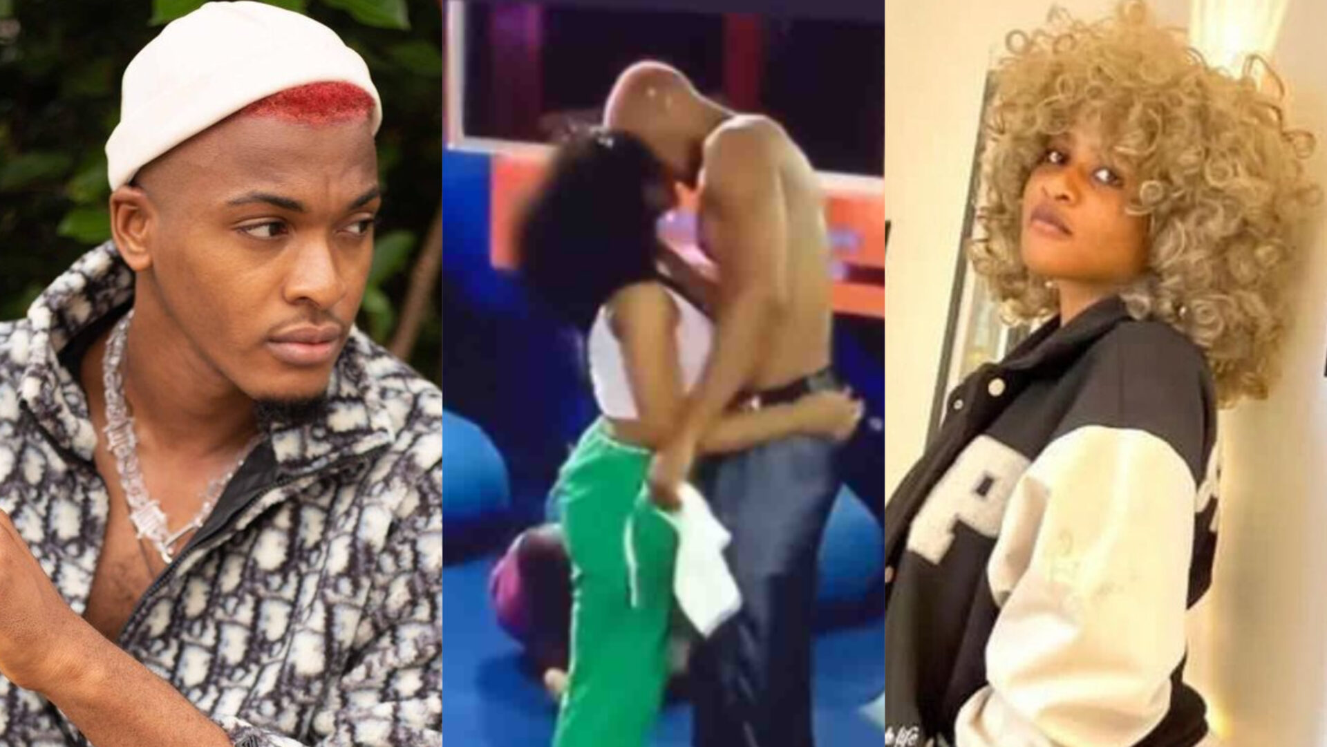 BBNaija: Reactions trail  Groovy, Phyna under the duvet moment