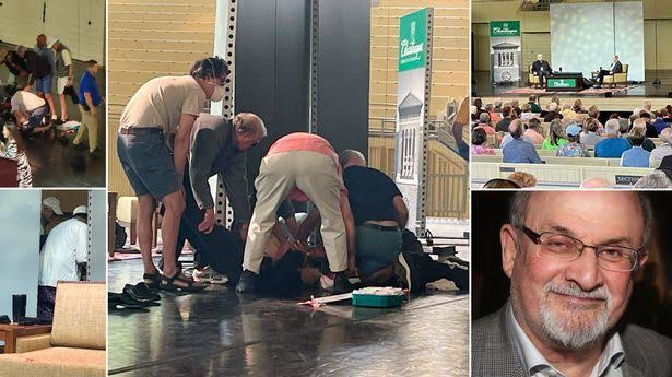Iranians celebrate Salman Rushdie’s stabbing attack as author fights for his life