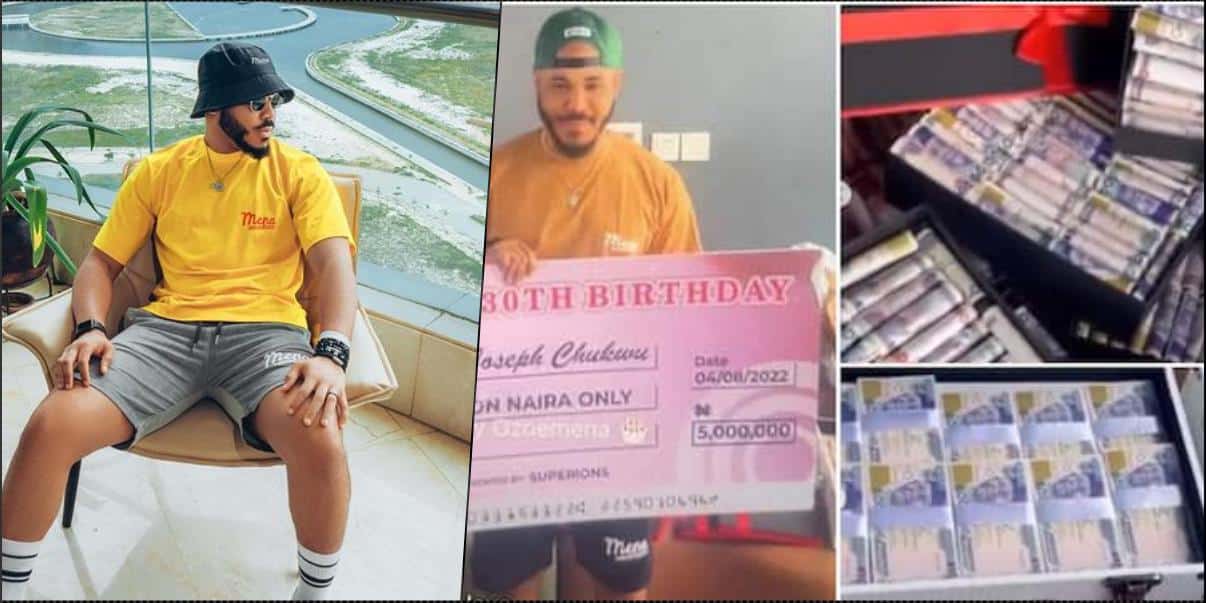 BBNaija’s Ozo gets N5M and loads of gift items from fans as he marks 30th birthday