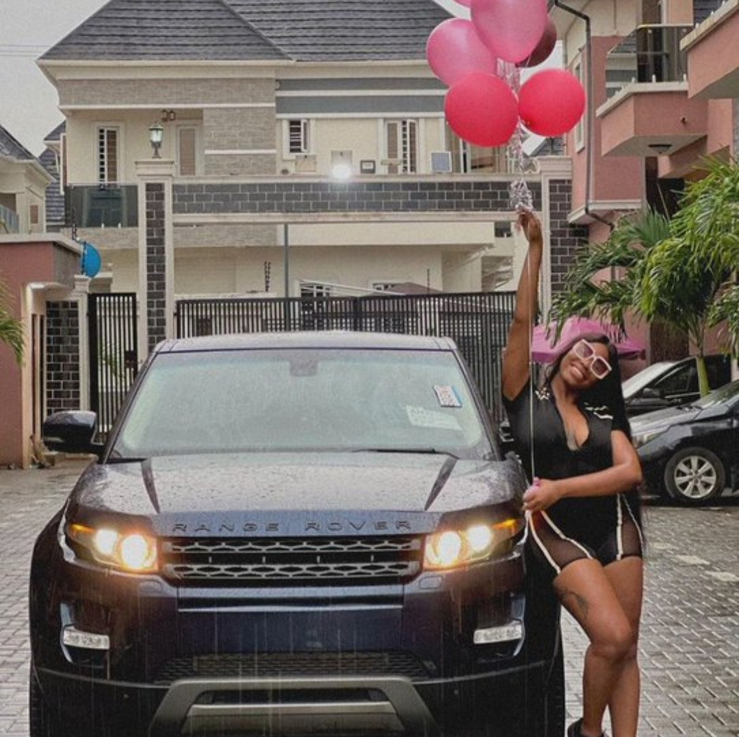 BBNaija, Angel Smith flashes her newly acquired Range Rover