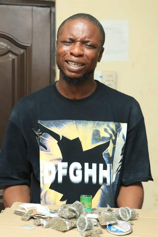 Suspected illicit drug dealer/cultist nabbed at Kogi Poly gate