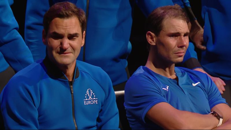 Part of me leaves with Federer, says emotional Nadal