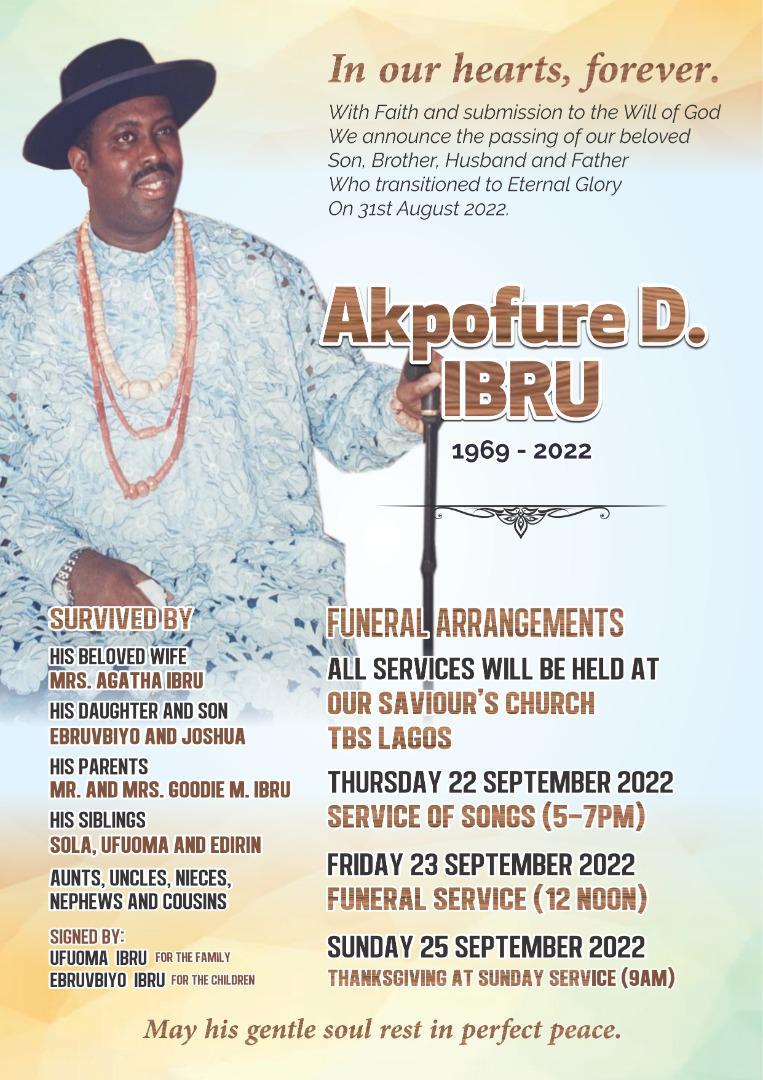 SAD! Friends hold candlelight vigil in honour of Goodie Ibru’s son, Akpofure
