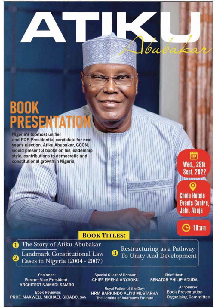 Atiku’s Book Launch: Ex-Sec Gen of Commonwealth, Anyaoku politely turns down invite