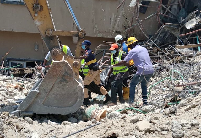 2 killed, 6 injured as Lagos building collapses