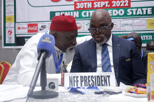 NFF election: Amaju Pinnick stirs reactions with WhatsApp message