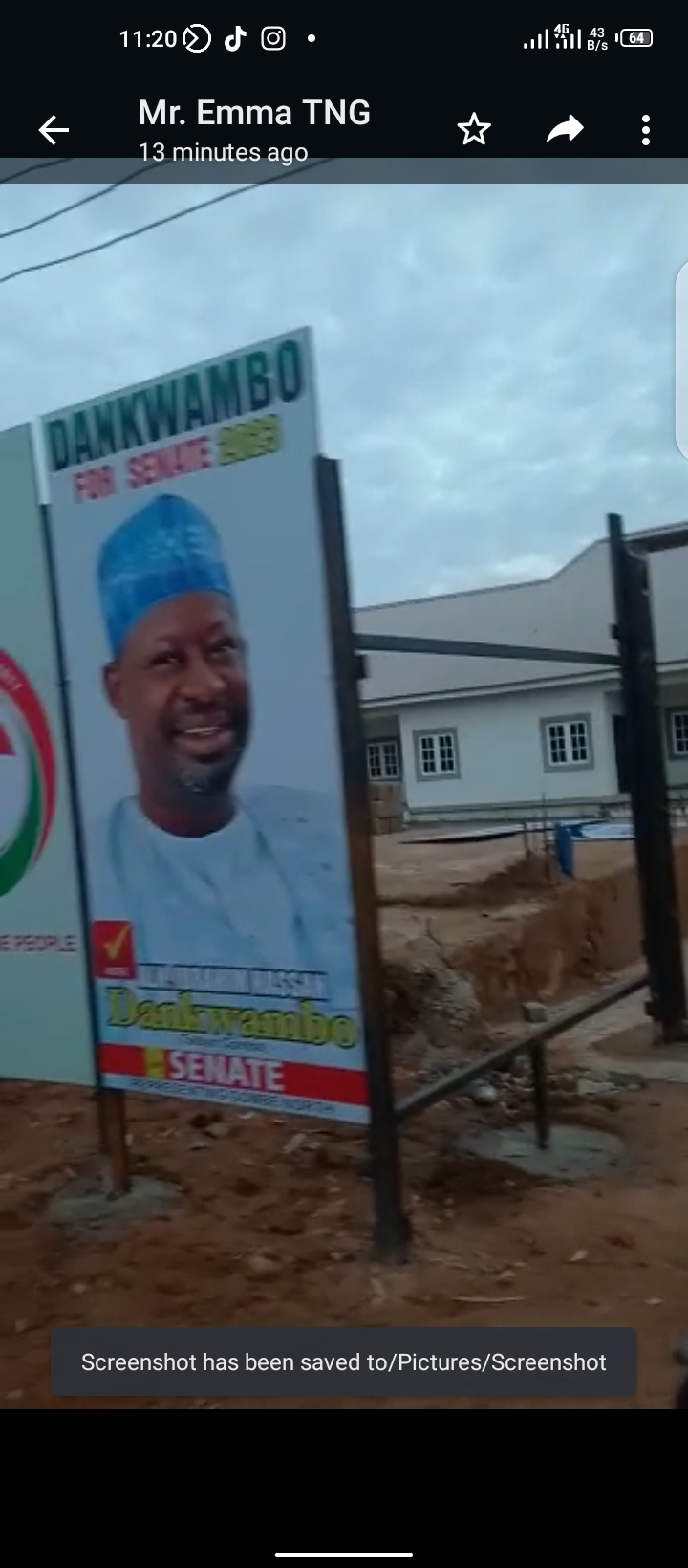 [Photos/Video]: PDP guber candidate, Barde erects barriers on campaign office demolished by ‘bulldozer’ Gov, Inuwa