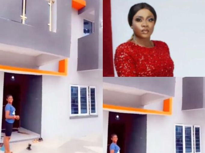 Nollywood actress, Solomon debunks rumour of her acquiring new house worth millions of naira
