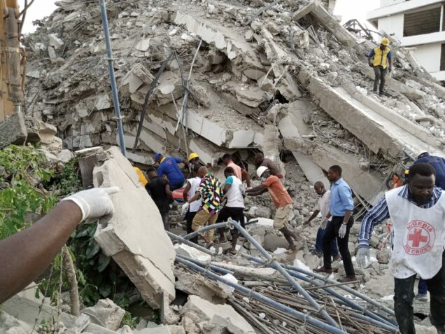 Five-storey building collapses in Ibadan