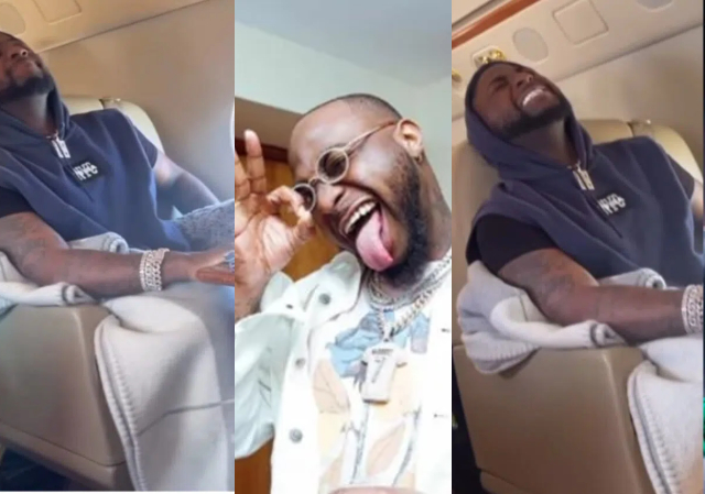 EMERGENCY PASTOR: Davido goes spiritual during turbulent flight