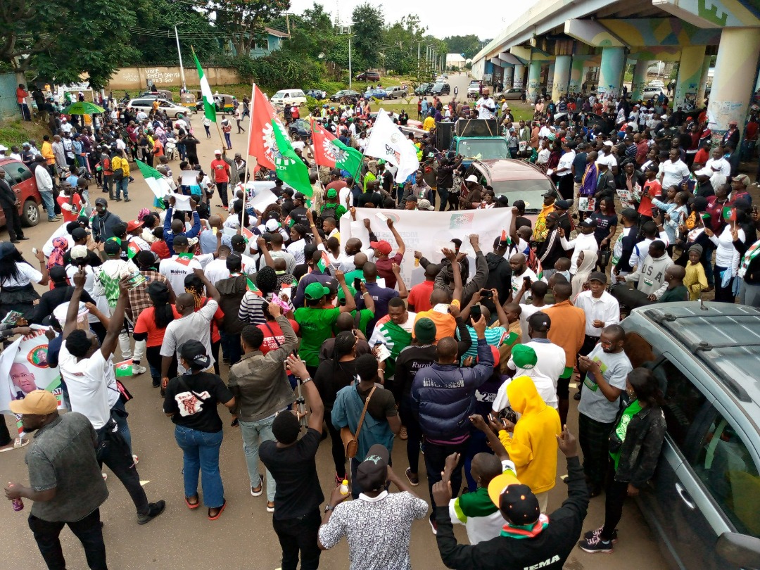 JOS RALLY: Millions of Labour Party supporters gather for Obi, Datti