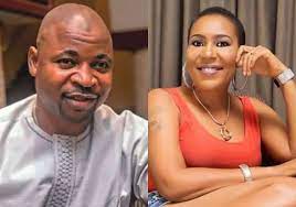 Nigerian actress, Shan George makes public her affectionate interest in Mc Oluomo