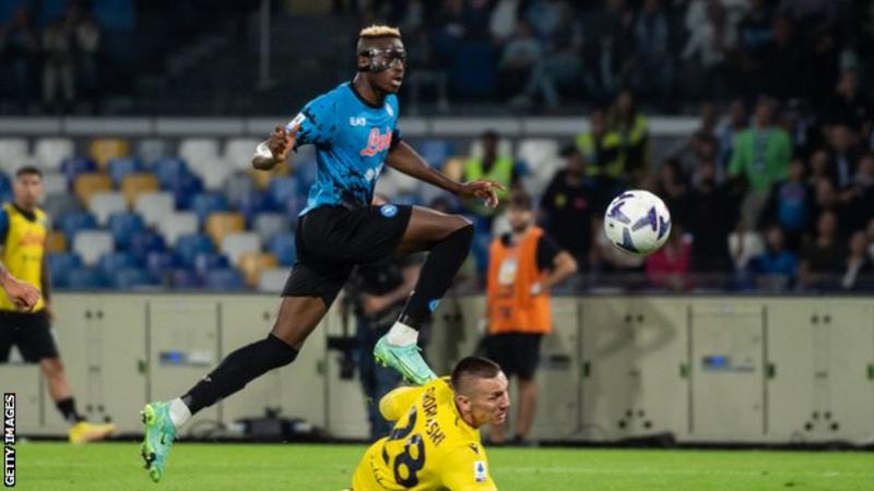Osimhen strikes as Napoli return to top of Serie A
