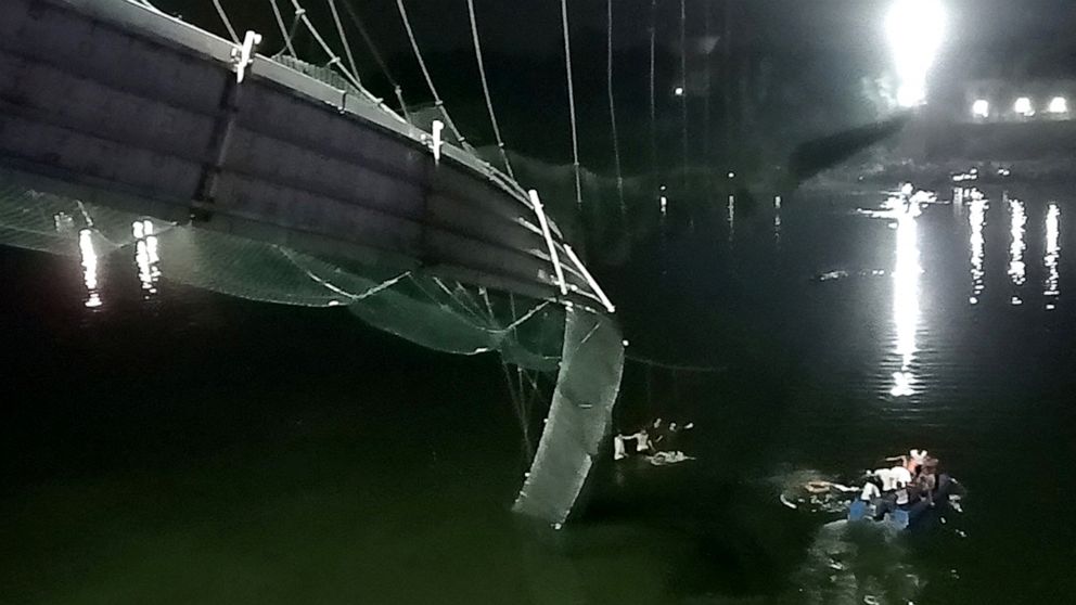 India Bridge Collapse: Dozens killed, several people injured and trapped
