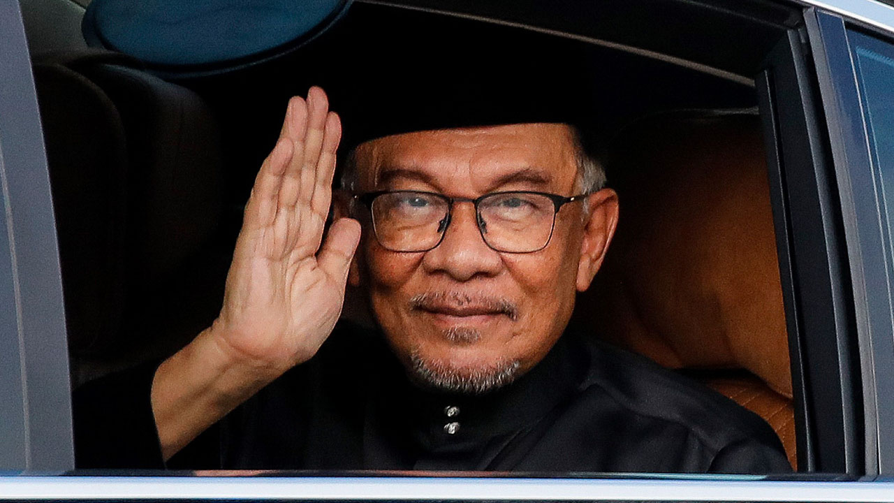 Malaysian national palace names Anwar Ibrahim new Prime Minister