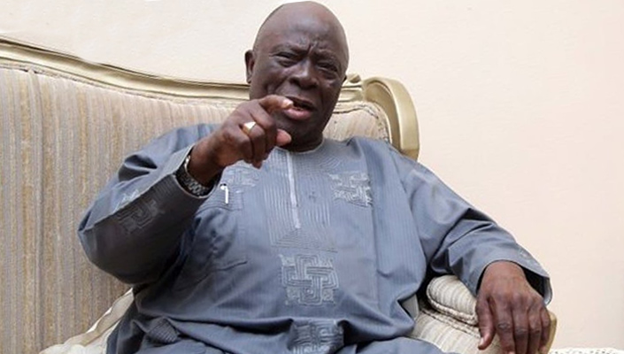 TRENDING! 94yr-old Pa Adebanjo shows up at LP rally in Ibadan (Video)