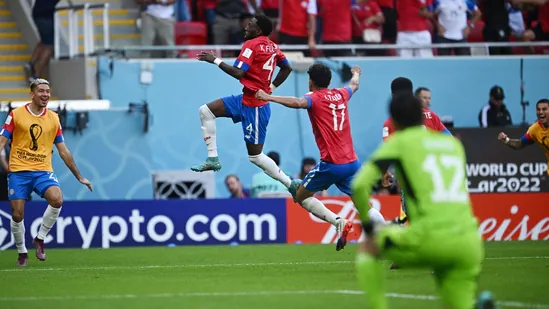 Qatar 2022: Costa Rica down Japan 1-0 to throw group E open