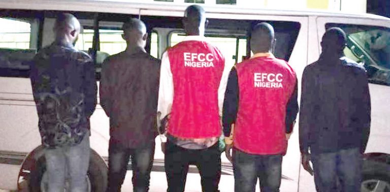 EFCC nabs cleric, 27 others in Kwara over internet fraud