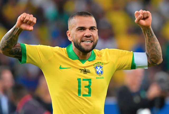 Dani Alves becomes Brazil’s oldest World Cup star