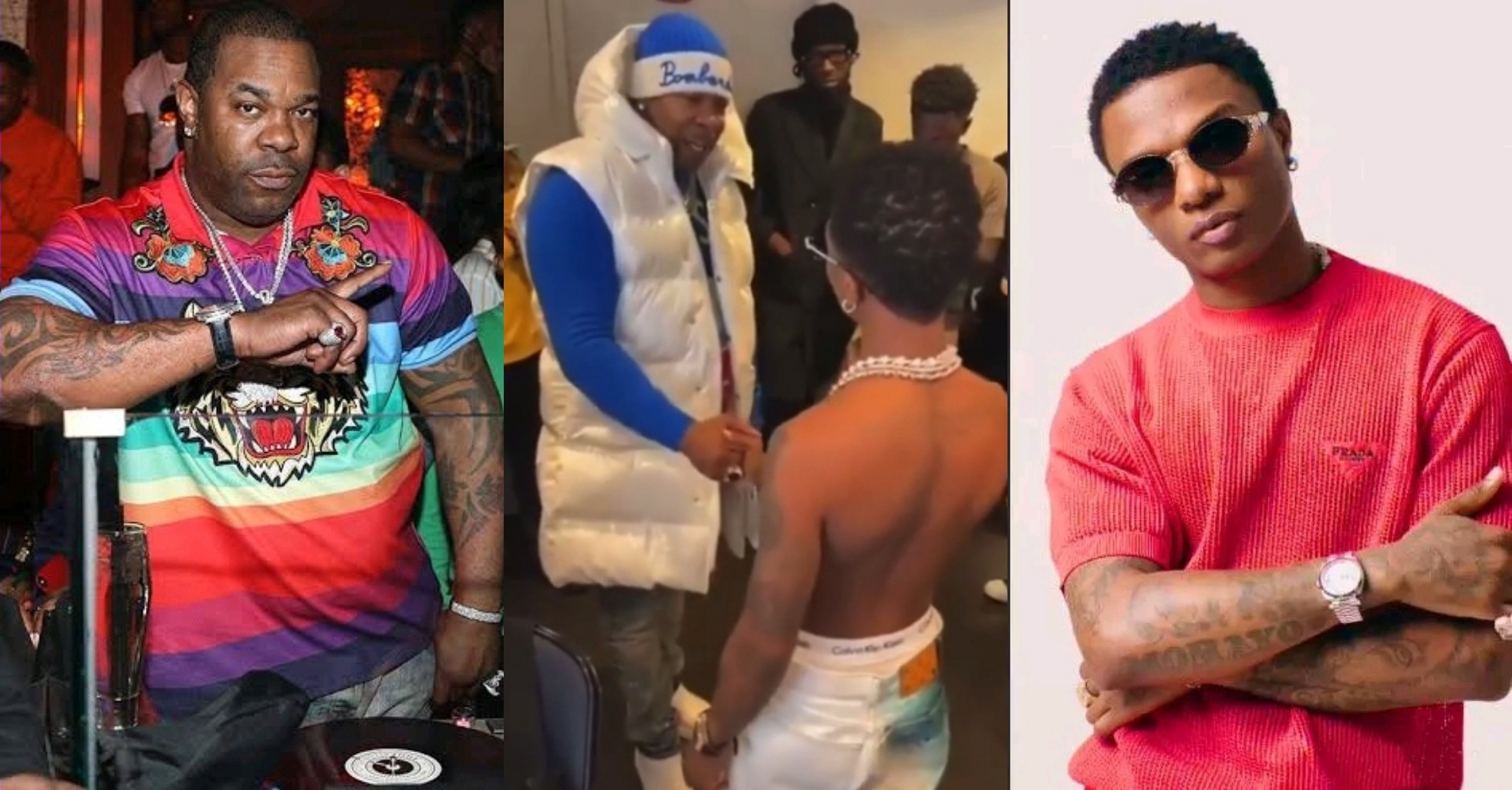 What Busta Rhymes did to Wizkid after show in New York