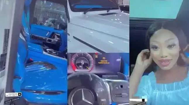 BBNaija star, Christy O splashes millions on new G-Wagon