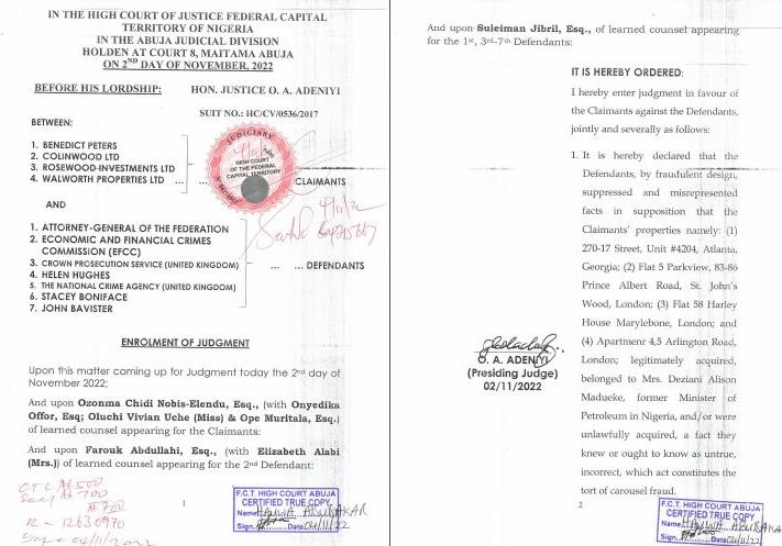 Court quashes all allegations on corruption, bribery and money laundering against AITEO boss