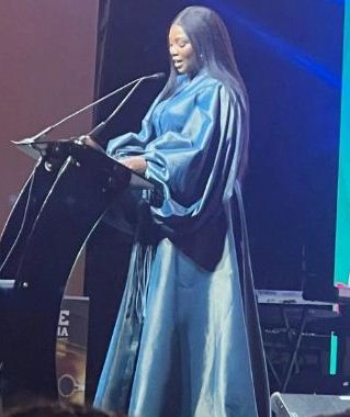 Actress Genevieve Nnaji makes first public appearance in months, delivers speech (VIDEO)