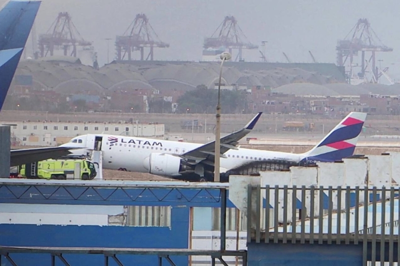 LATAM Airlines plane kills two firefighters after colliding with firetruck on Peruvian runway (VIDEO)