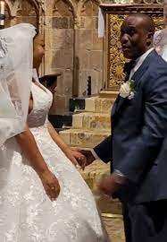 Watch full highlights of actress Rita Dominic and Fidelis Anosike's walk down the aisle in England