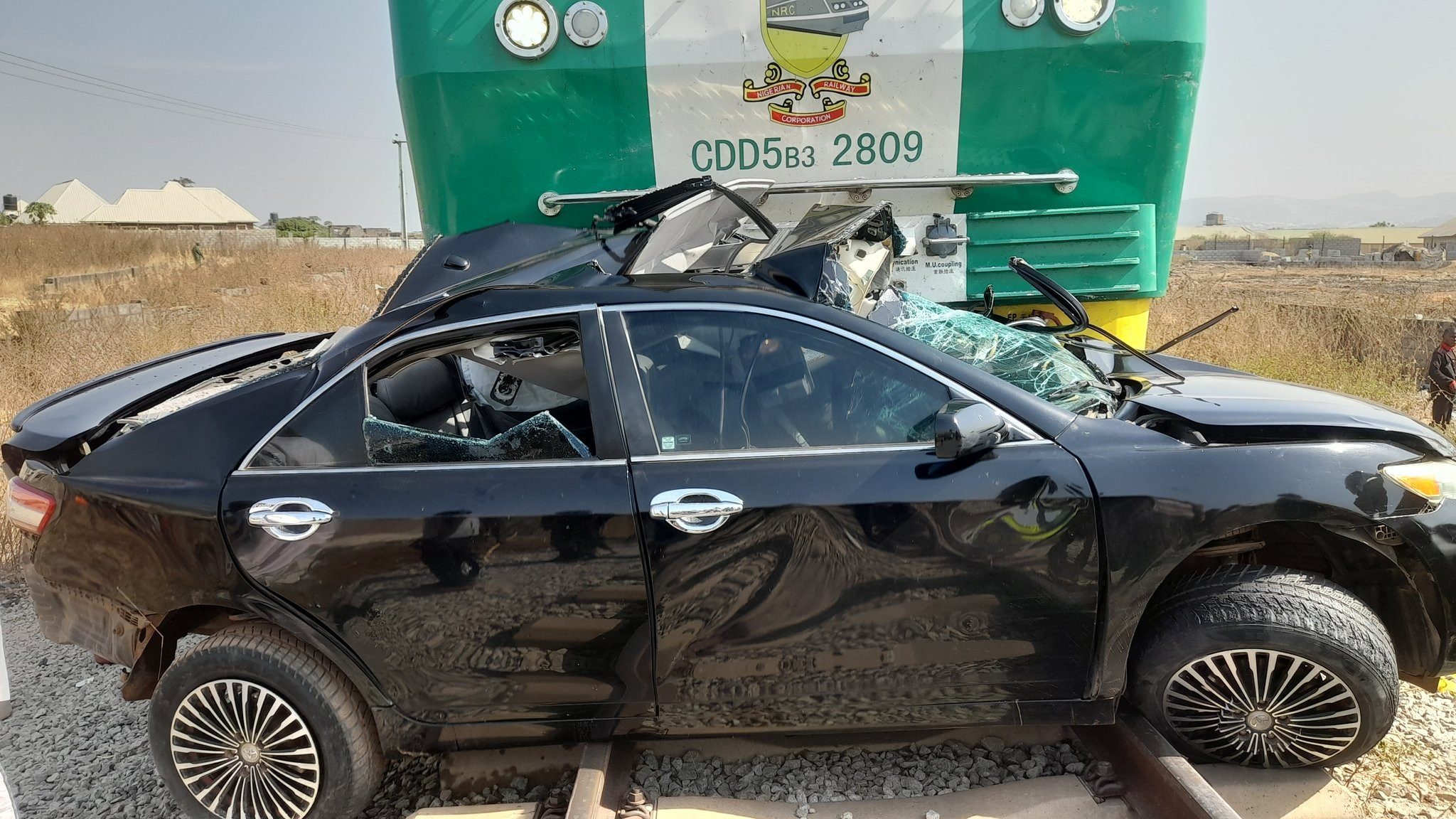 [Photo] Lady crushed to death by train in Abuja