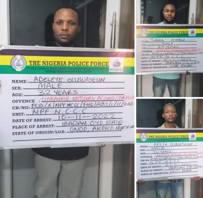 Police arrests POS fraudsters, cautions public on internet banking