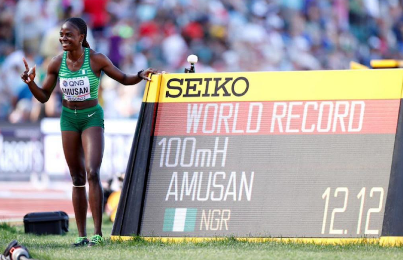 Nigeria’s Tobi Amusan Crowned Best Female Athlete of The Year