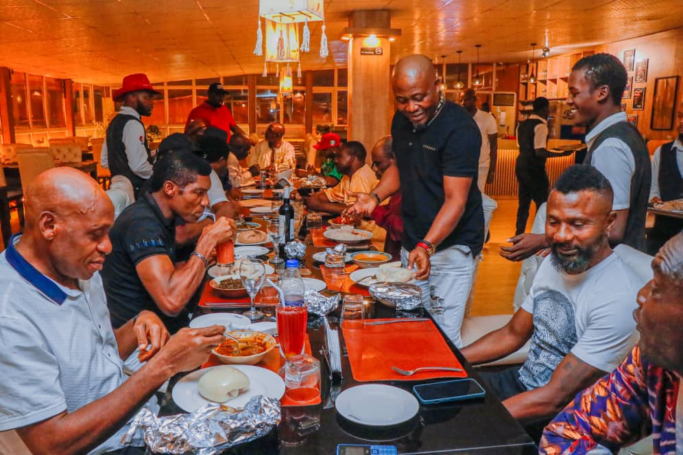 Ex-Super Eagles players arrive Kano to flag-off Tinubu/Shettima Presidential Campaign Tour