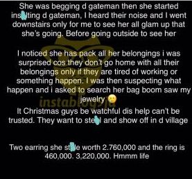 Bobrisky exposes maid caught stealing his jewelry worth N3m
